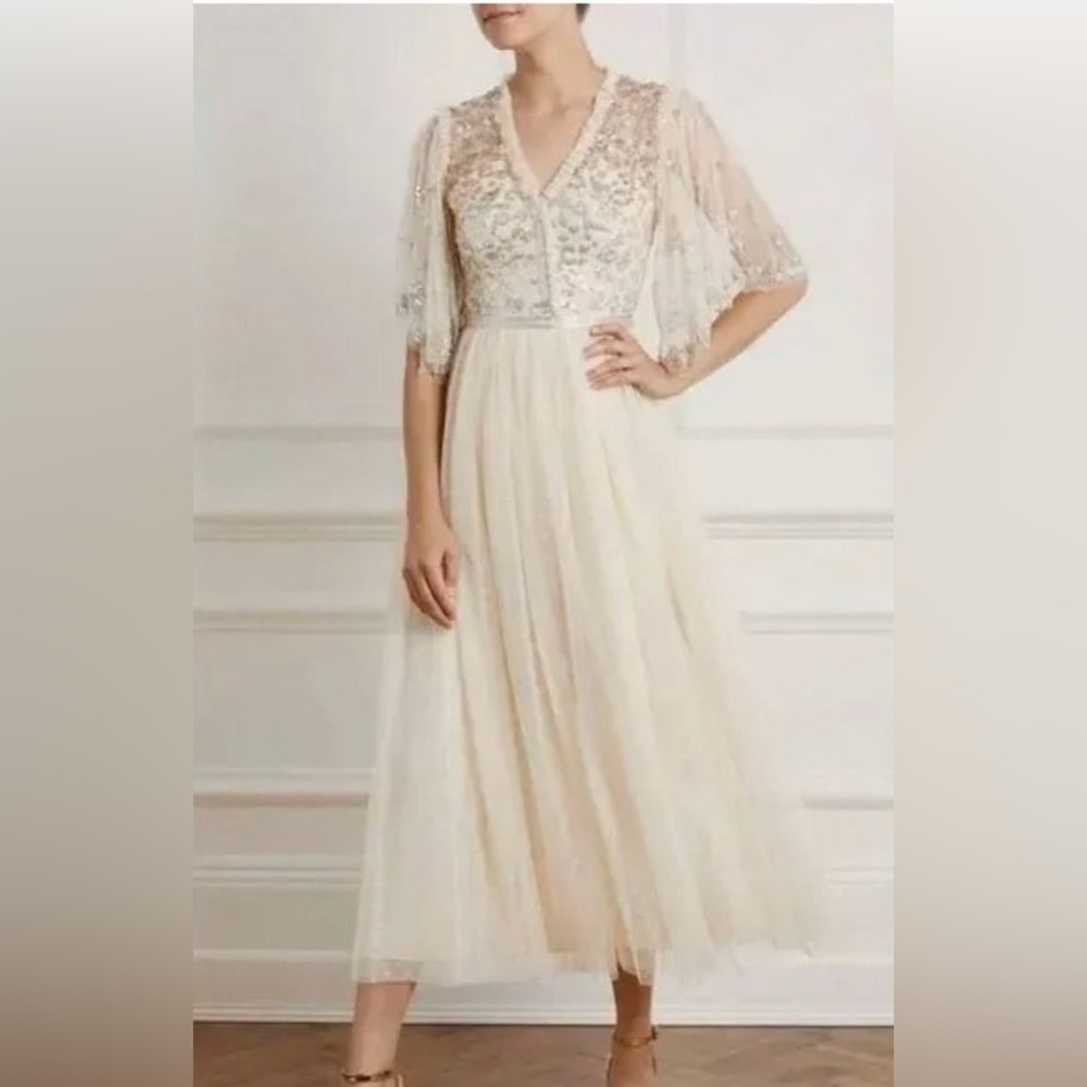 Needle & Thread New Patchwork Sequin Bodice Balle… - image 1